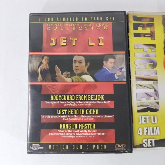 Jet Li DVD Collection 3 Sets Kung Fu Martial Arts Action Shaolin Fist 10 Movies - Picture 2 of 9